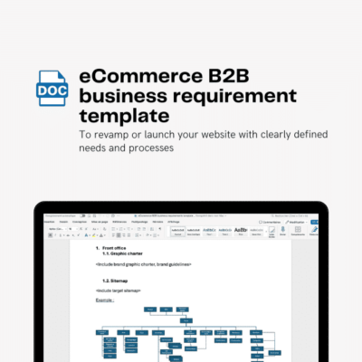 eCommerce B2B business requirement template